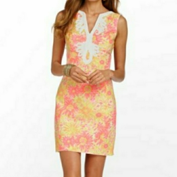 Lilly Pulitzer Dresses & Skirts - Lilly pulitzer Janice dress sunkissed shift fit